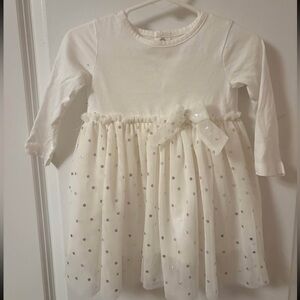 Carters White Dress 12 Month